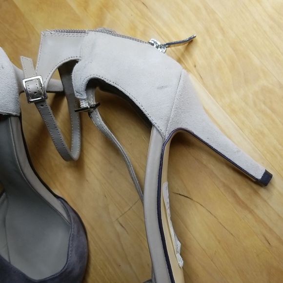 Suede pointed toe ankle strap 8 - Picture 8 of 14